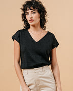 TEESHIRT NOIR MALIN NOIR