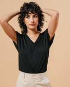 CLEVER BLACK T-SHIRT BLACK