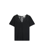 BLACK T-SHIRT MANOIR BLACK