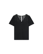 BLACK T-SHIRT MANOIR BLACK