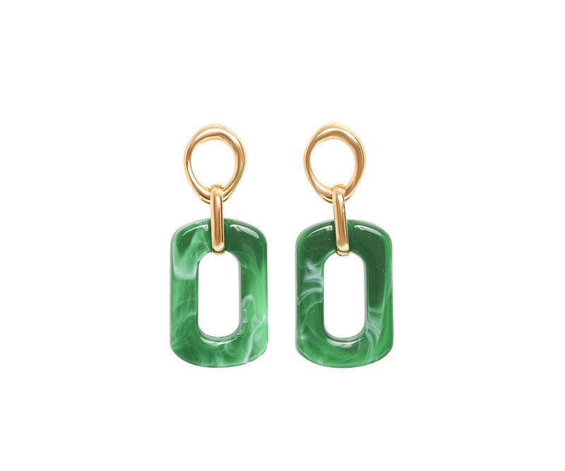 PENDIENTES MANOLI VERDE VERDE