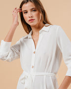 ROBE ECRU MANOLO ECRU