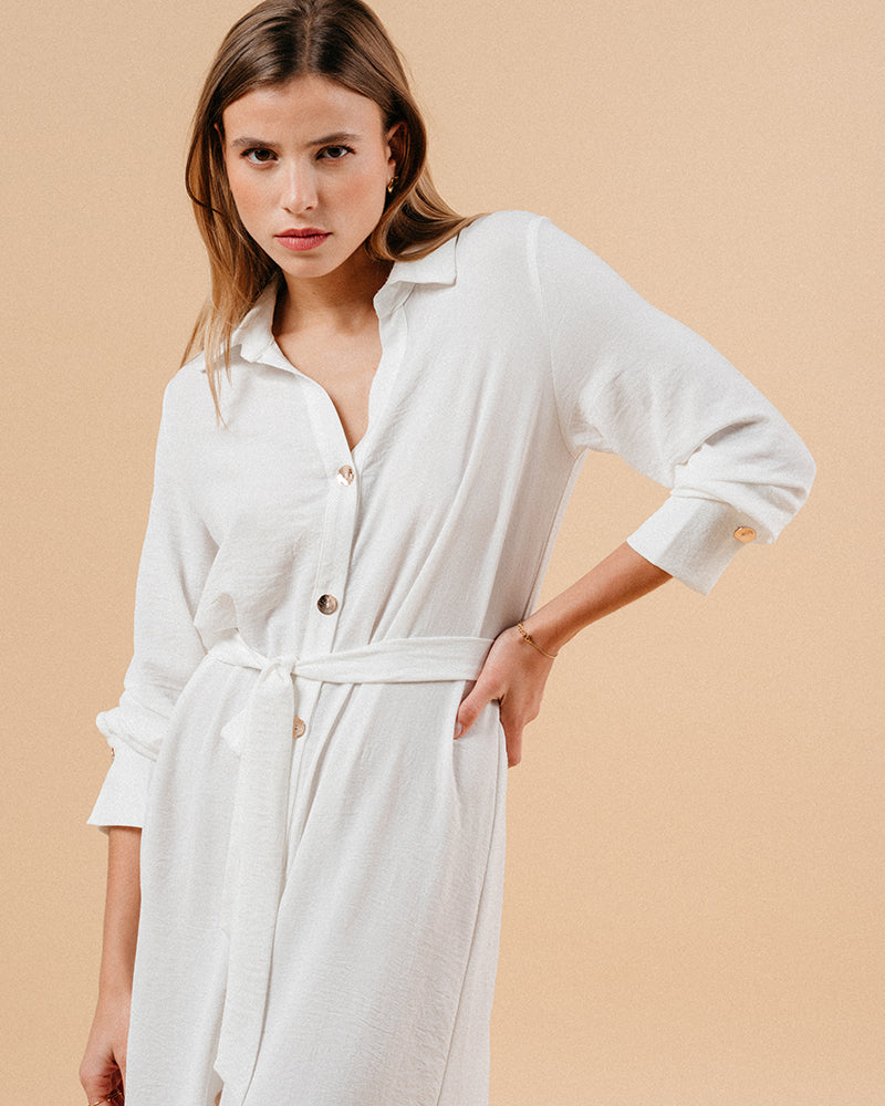 ROBE ECRU MANOLO ECRU