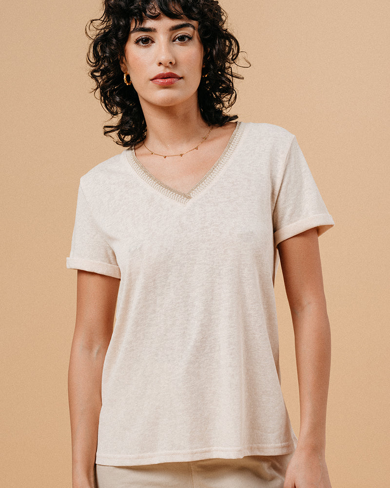 BEIGE MANUEL T-SHIRT BEIGE
