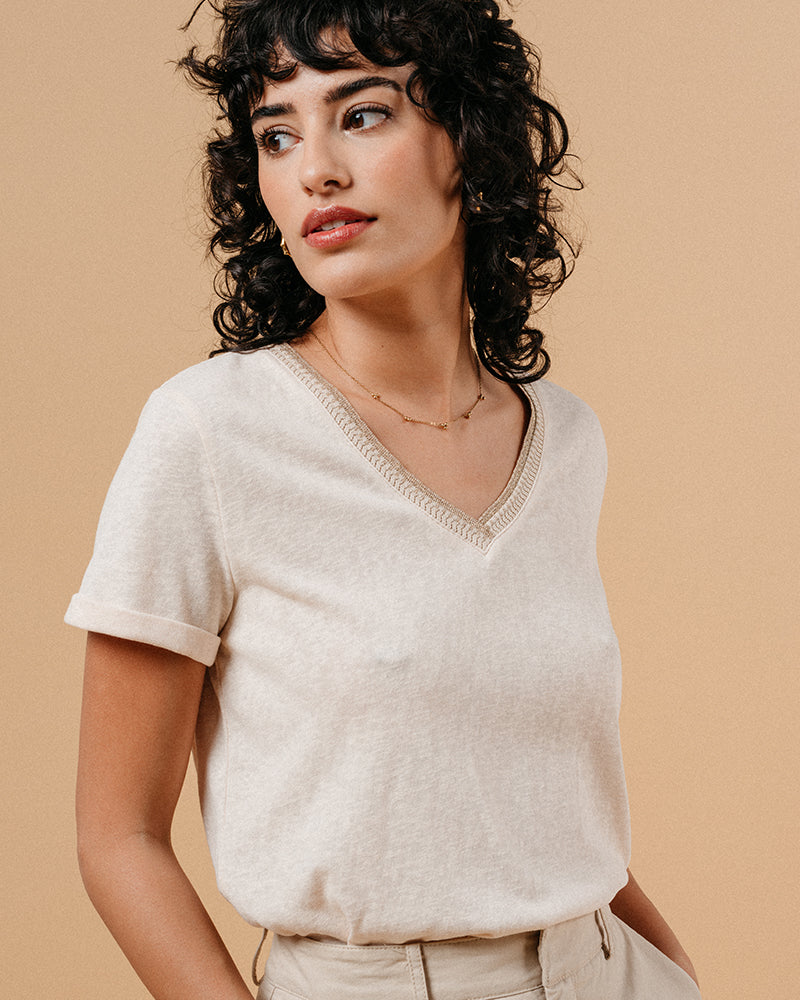 BEIGE MANUEL T-SHIRT BEIGE