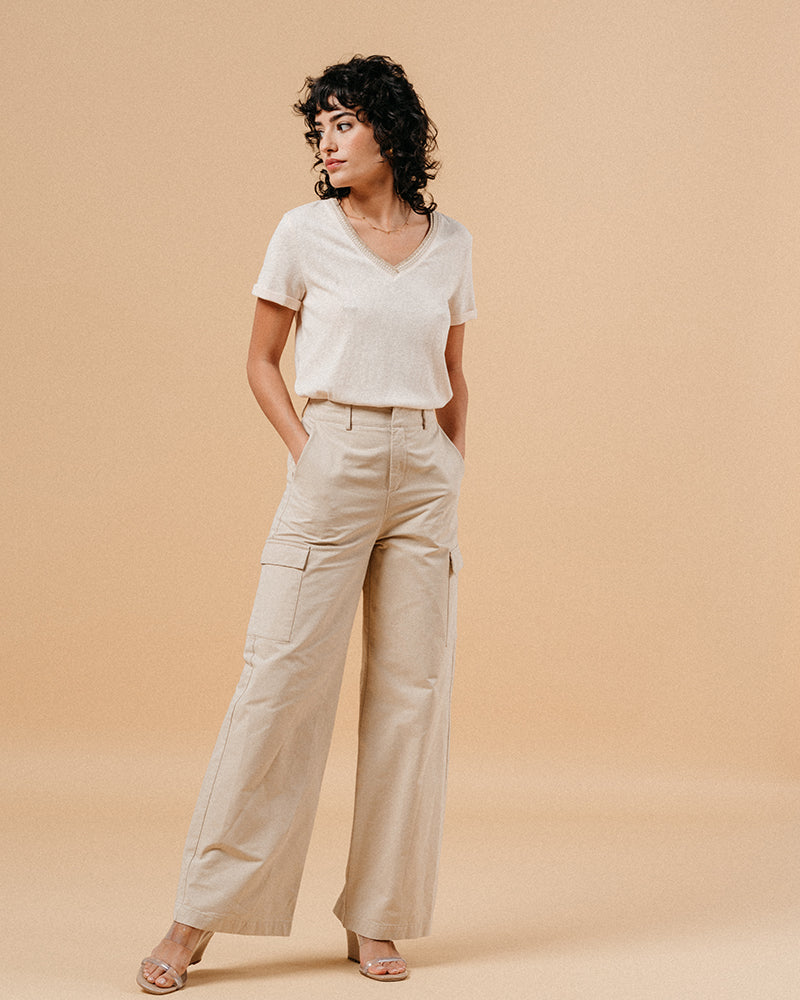 BEIGE MANUEL T-SHIRT BEIGE