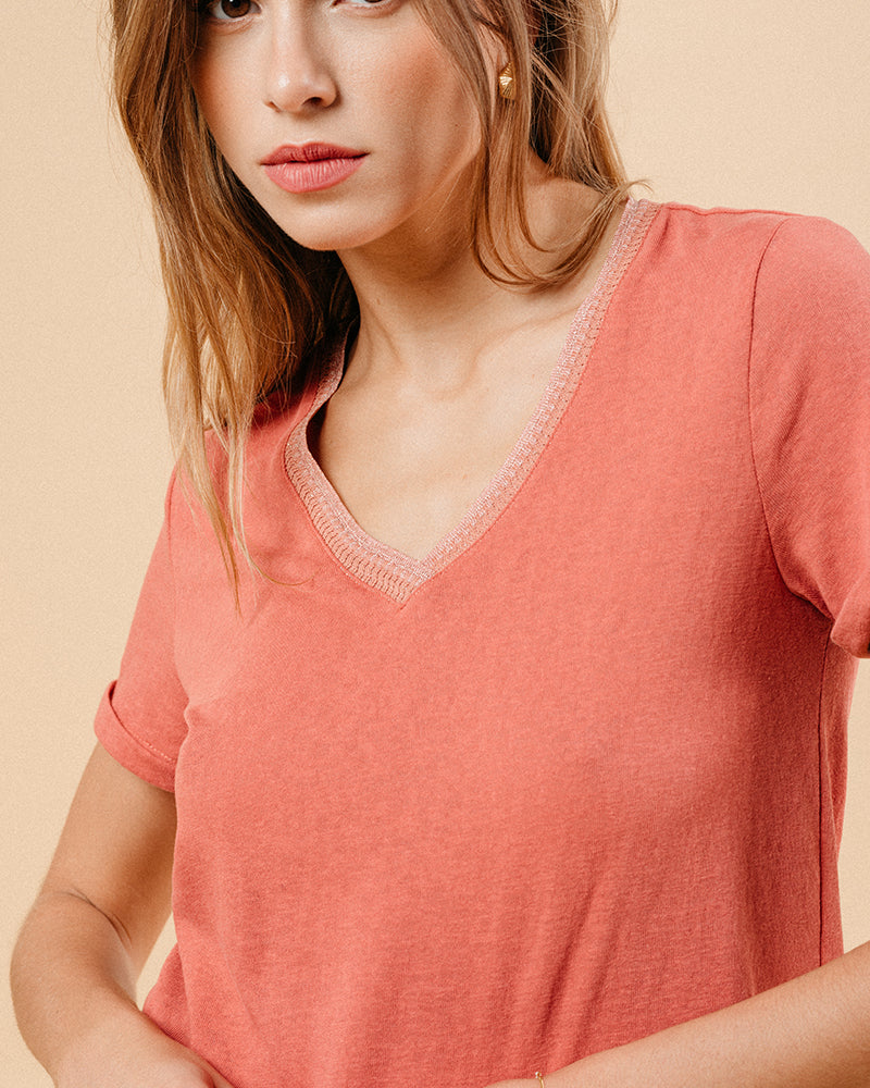 CAMISETA ROSA MANUEL ROSA