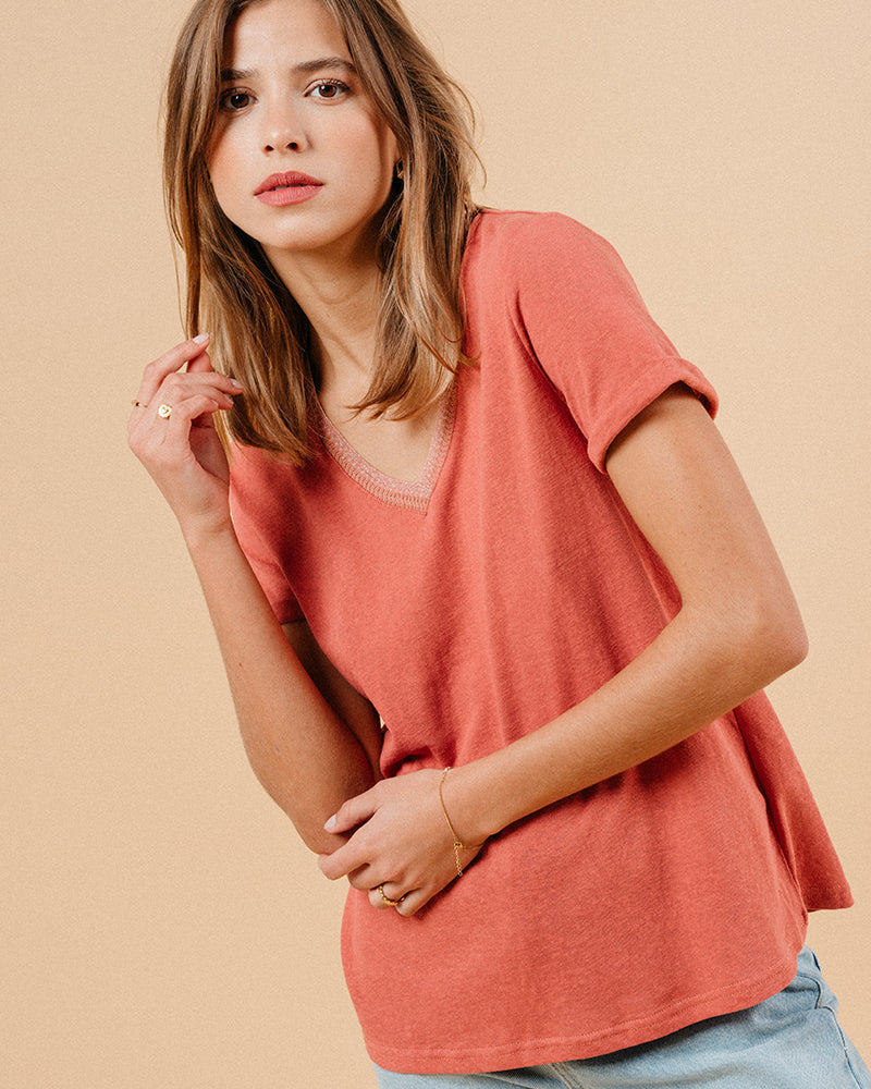 CAMISETA ROSA MANUEL ROSA