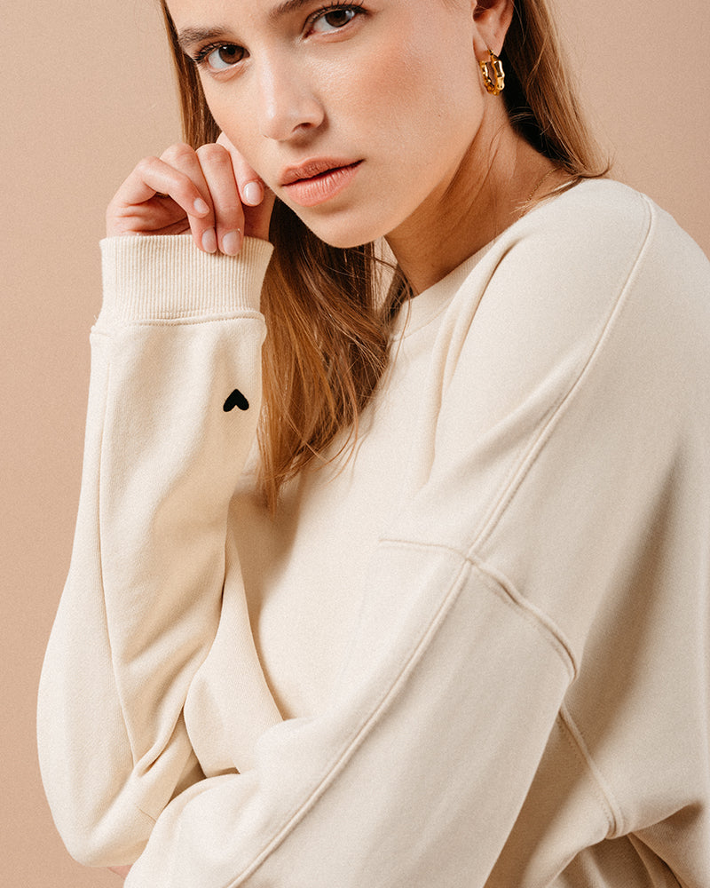 SWEAT SHIRT BEIGE MARAIS BEIGE