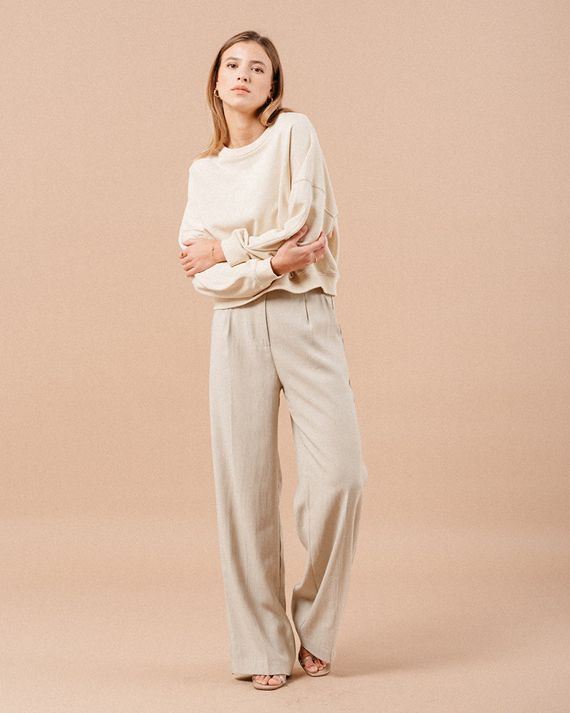 SWEAT SHIRT BEIGE MARAIS BEIGE