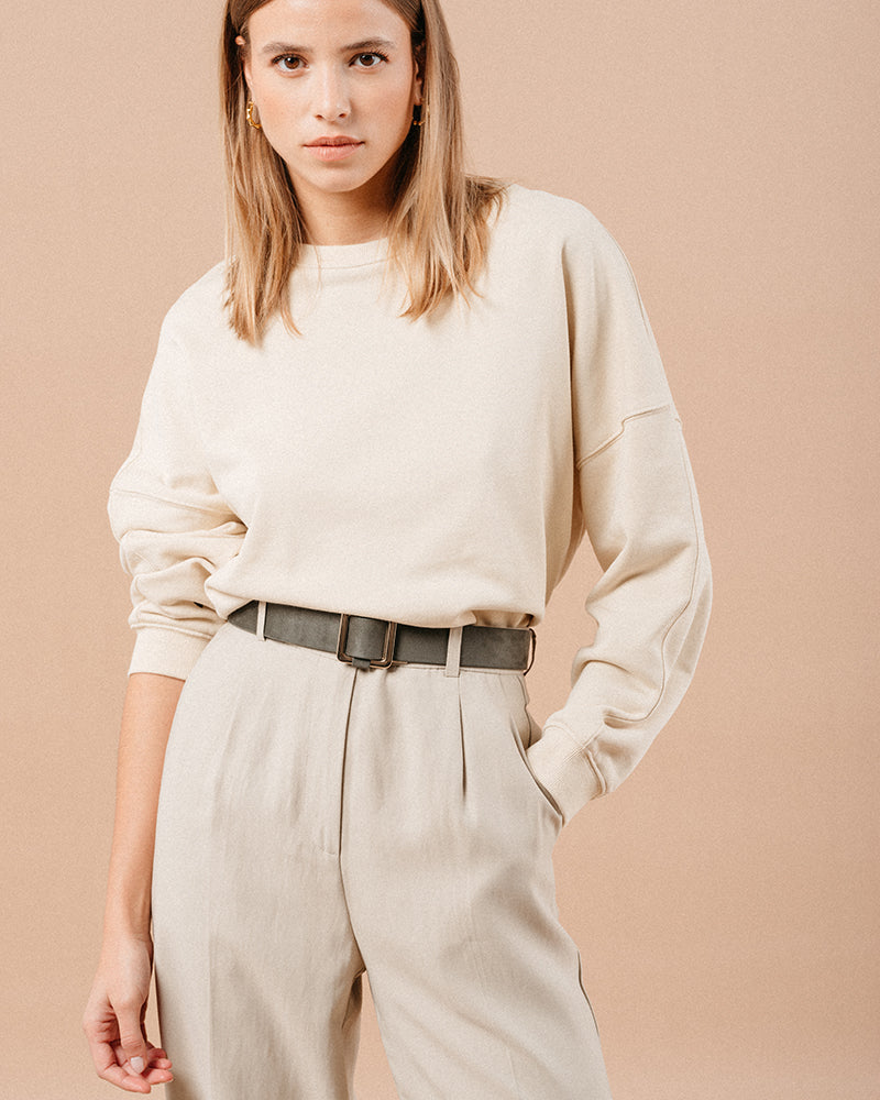 SWEAT SHIRT BEIGE MARAIS BEIGE
