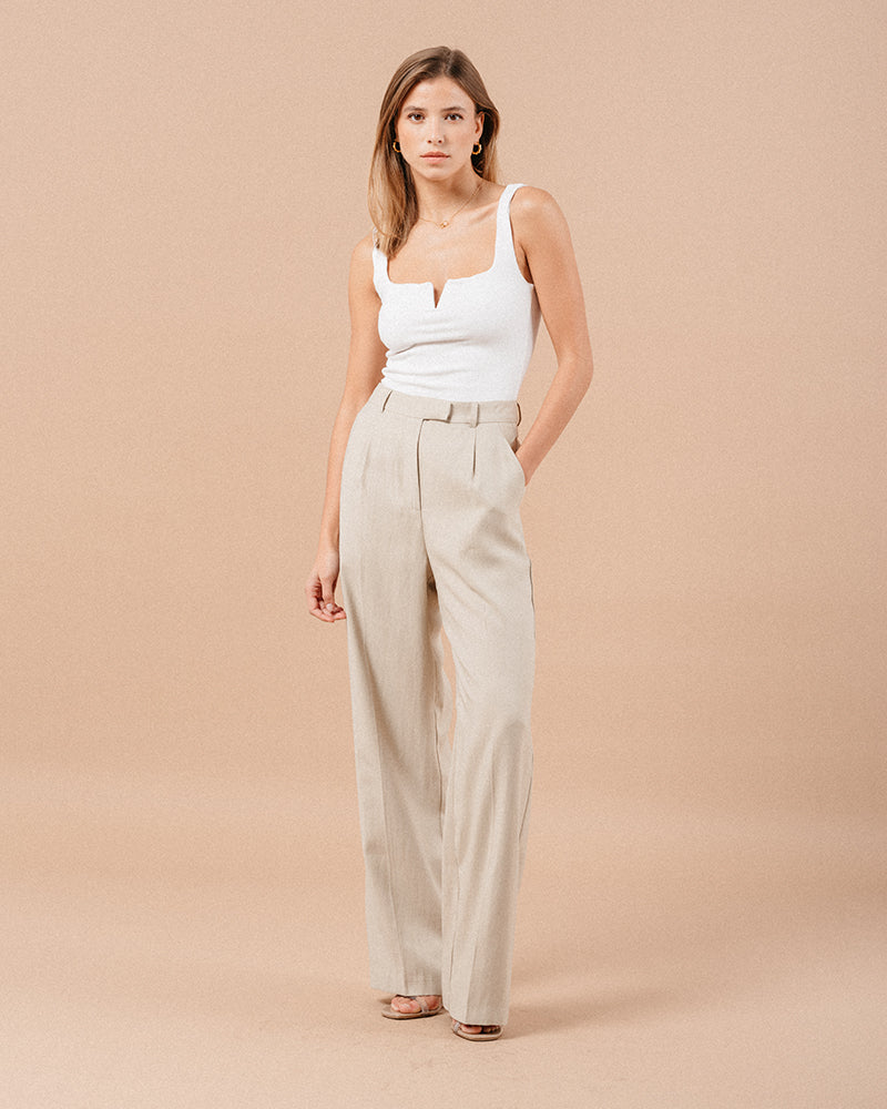 PANTALON BEIGE MARC BEIGE