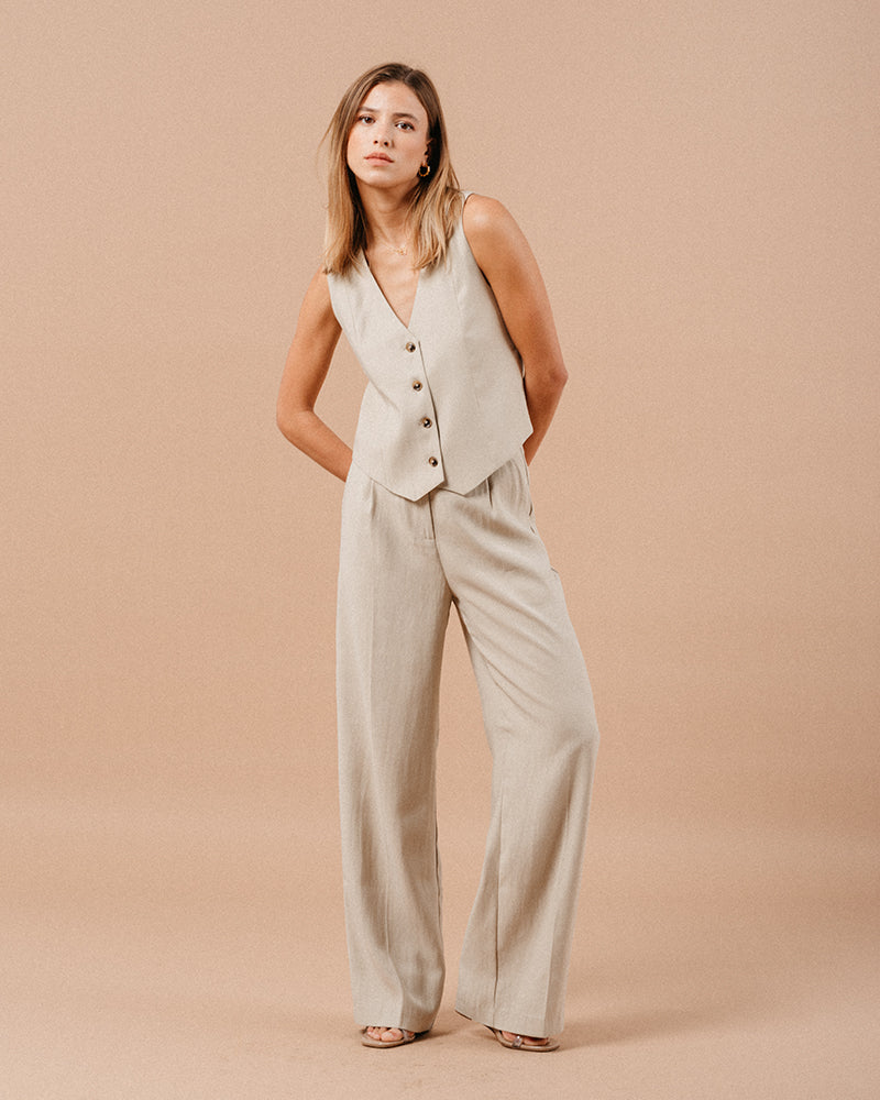 PANTALON BEIGE MARC BEIGE