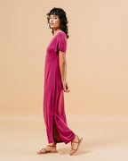 VESTIDO BERENJENA MARGAUX BERENJENA