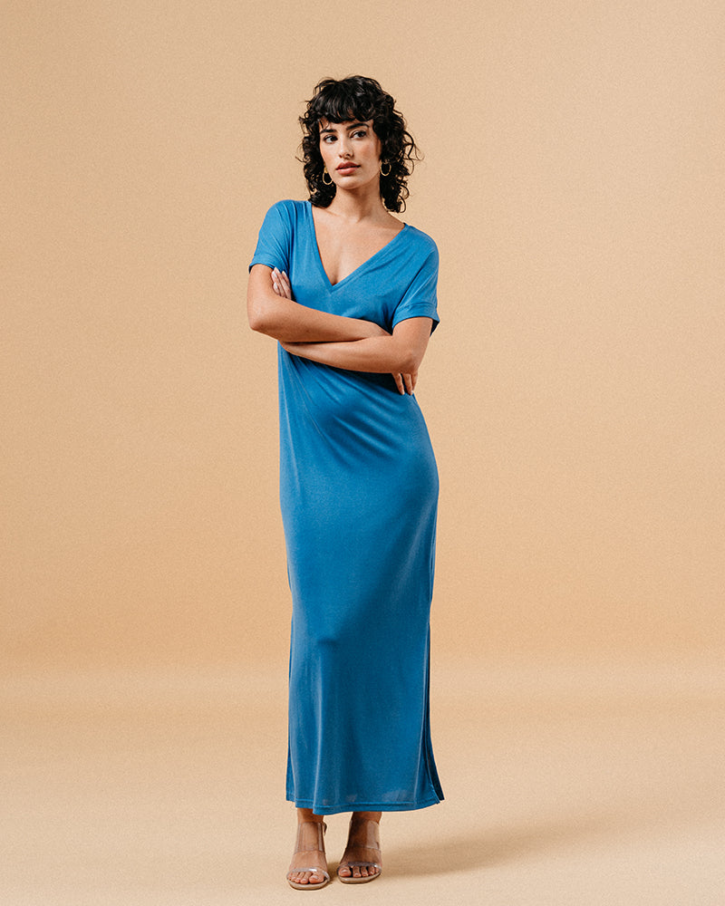 ROBE BLEU MARGAUX BLEU