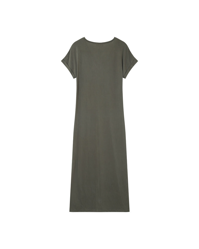 VESTIDO CAQUI MARGAUX CAQUI