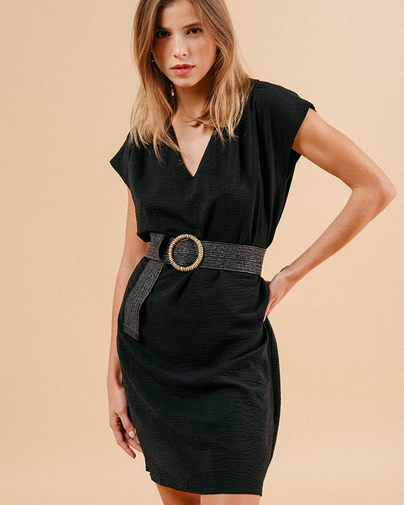 VESTIDO NEGRO MARILOU NEGRO