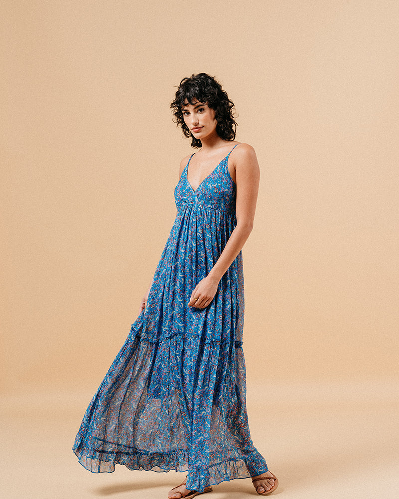 ROBE BLEU MARION BLEU