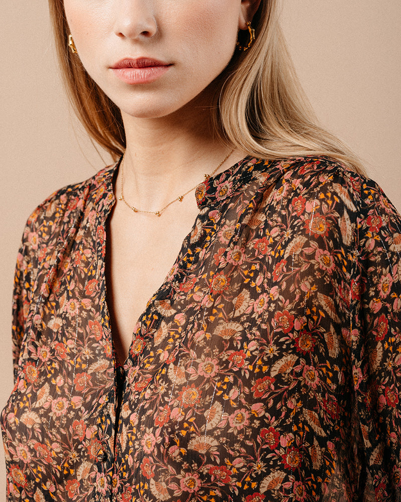 BLOUSE NOIR MARJORIE NOIR