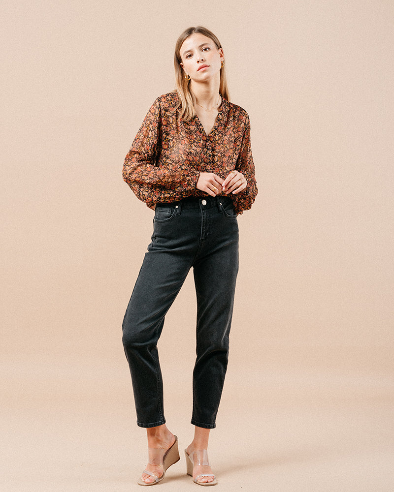 BLOUSE NOIR MARJORIE NOIR