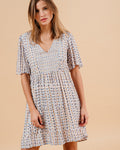 VESTIDO MARSALA AZUL