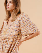 VESTIDO MARSALA OCRE