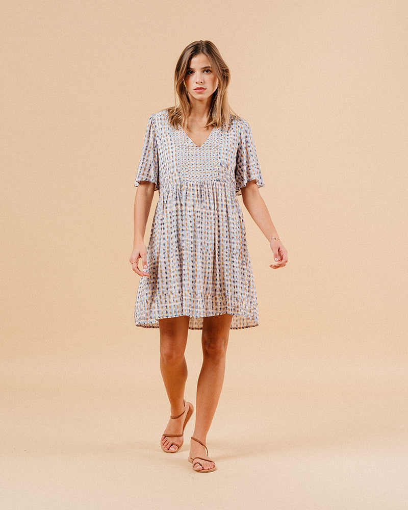 VESTIDO MARSALA OCRE