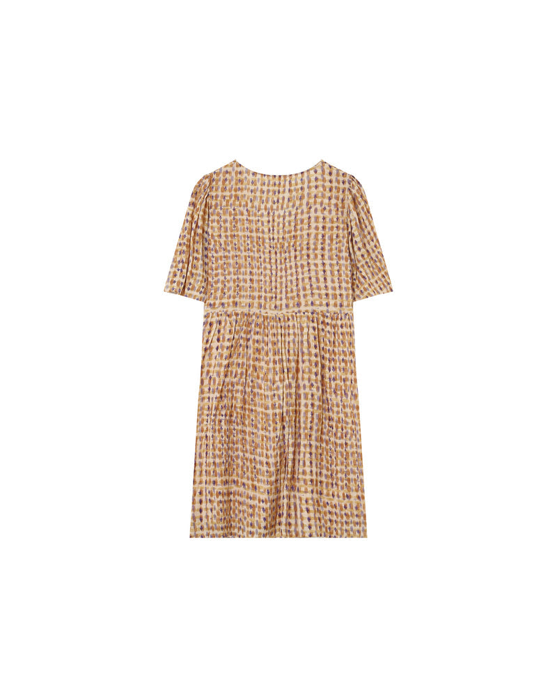 VESTIDO MARSALA OCRE
