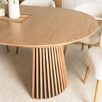 Sya - Mesa de comedor - Roble claro/Negro