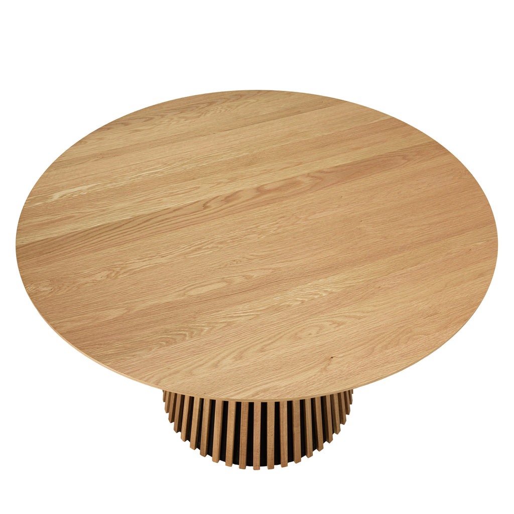 Sya - Mesa de comedor - Roble claro/Negro