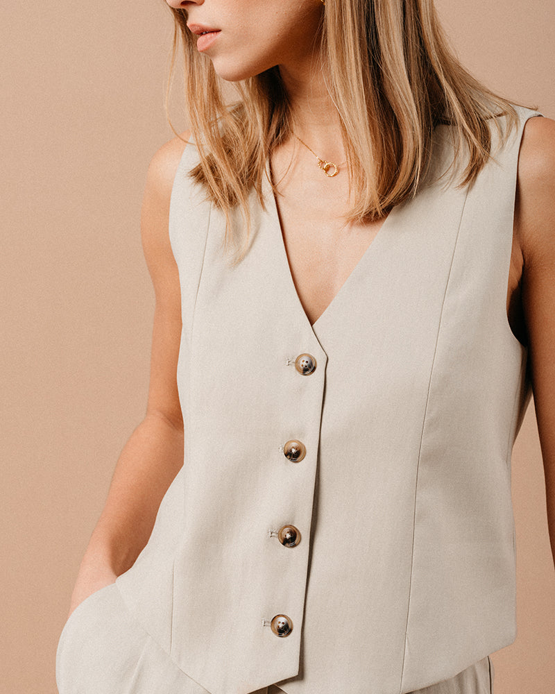 GILET BEIGE MATHIEU BEIGE
