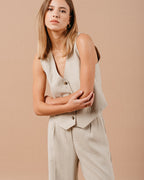 GILET BEIGE MATHIEU BEIGE