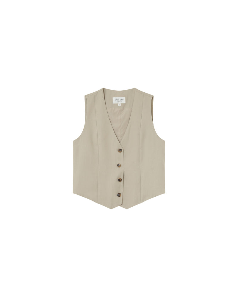 GILET BEIGE MATHIEU BEIGE