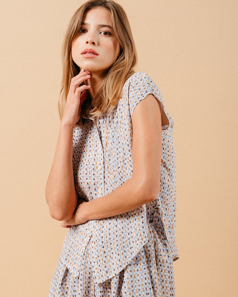 CAMISA AZUL MATRIOCHKA AZUL