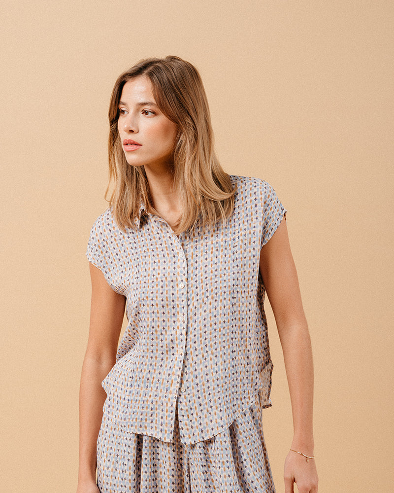 CAMISA AZUL MATRIOCHKA AZUL
