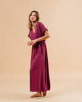 AUBERGINE DRESS MAUD AUBERGINE