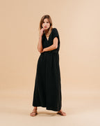 AUBERGINE DRESS MAUD AUBERGINE