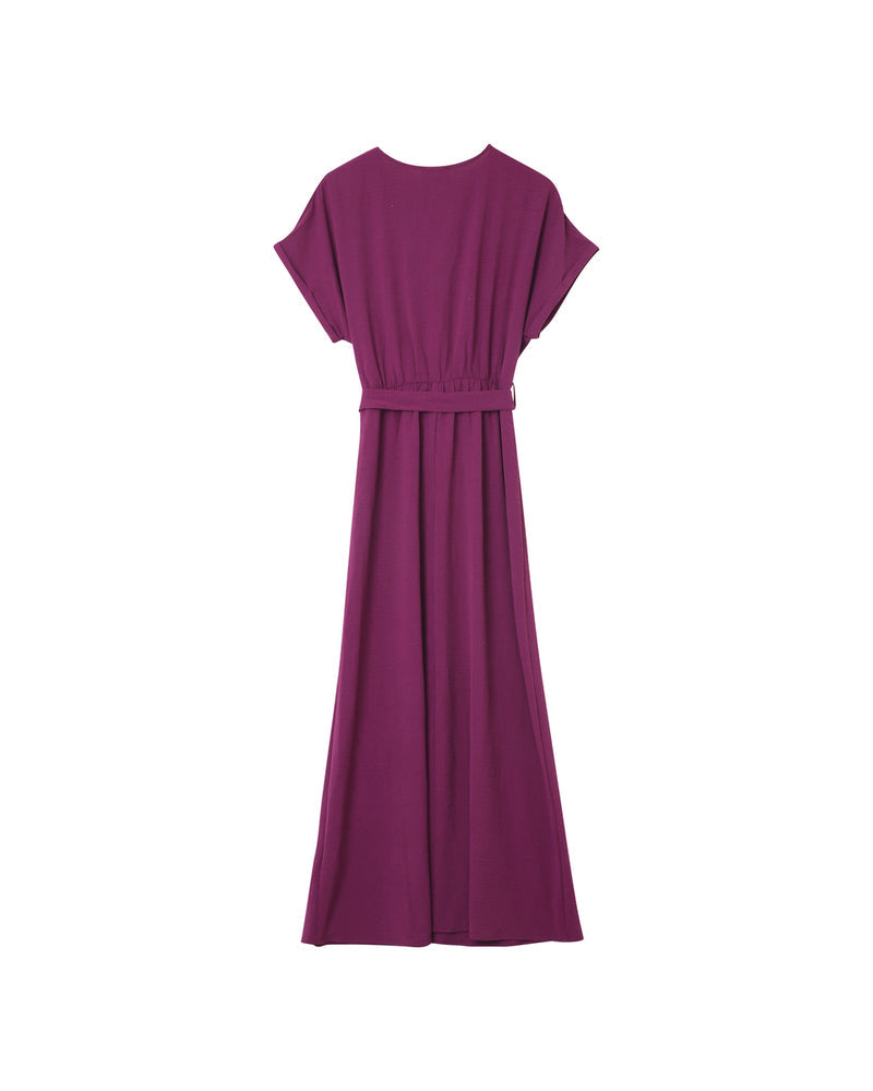 AUBERGINE DRESS MAUD AUBERGINE