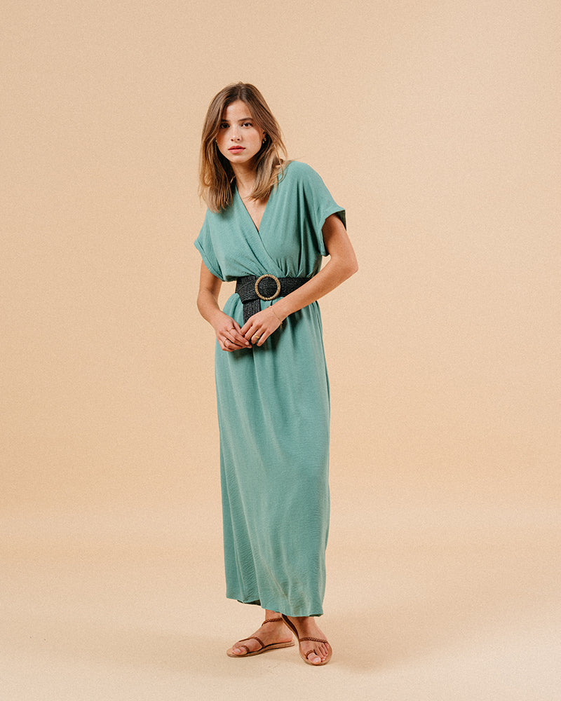 ROBE VERT MAUD VERT