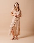 VESTIDO OCRE MALVA OCRE