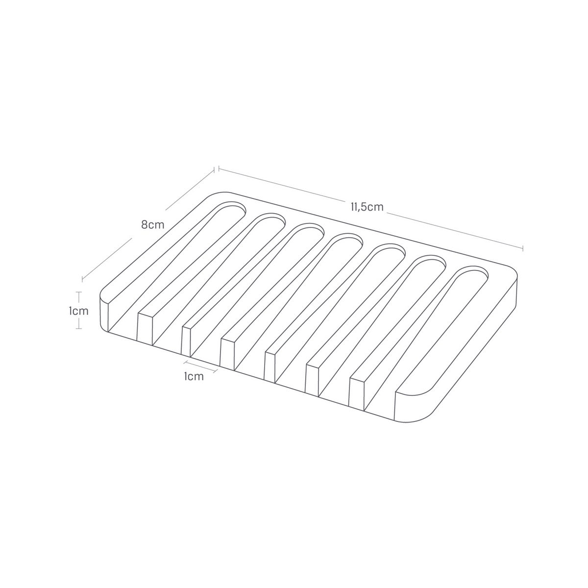 Soap Dish - White