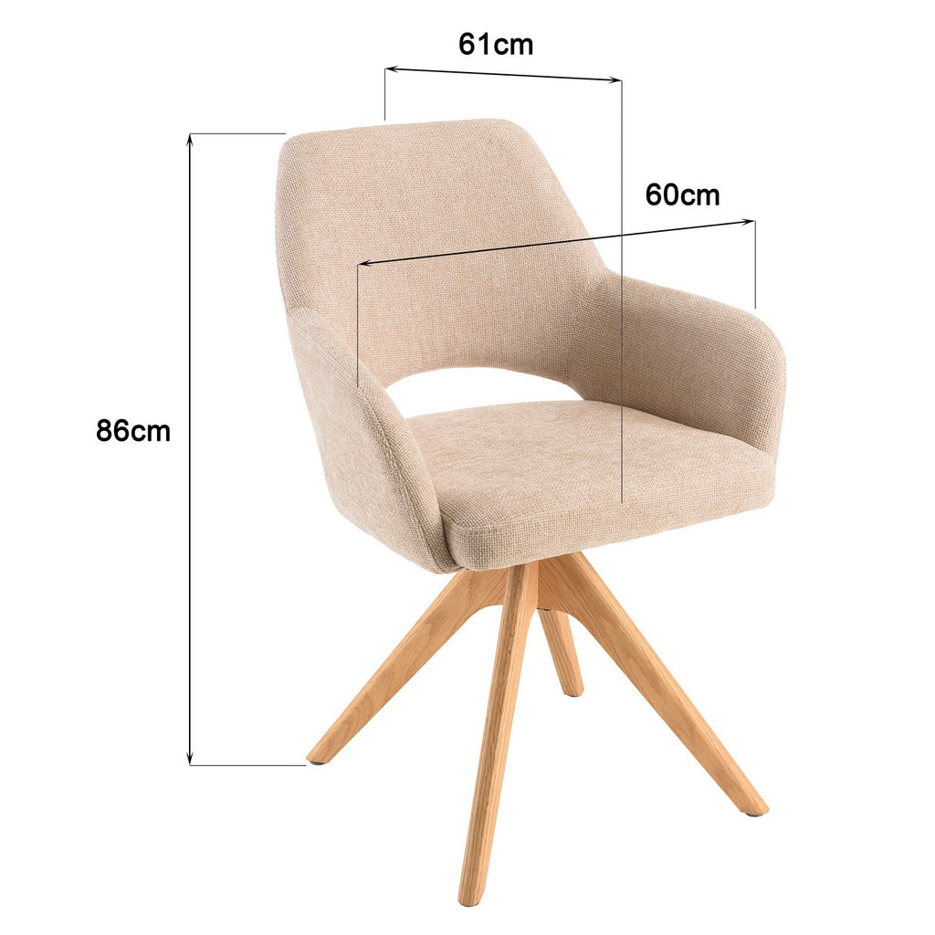 Ugo - Sedia - Beige