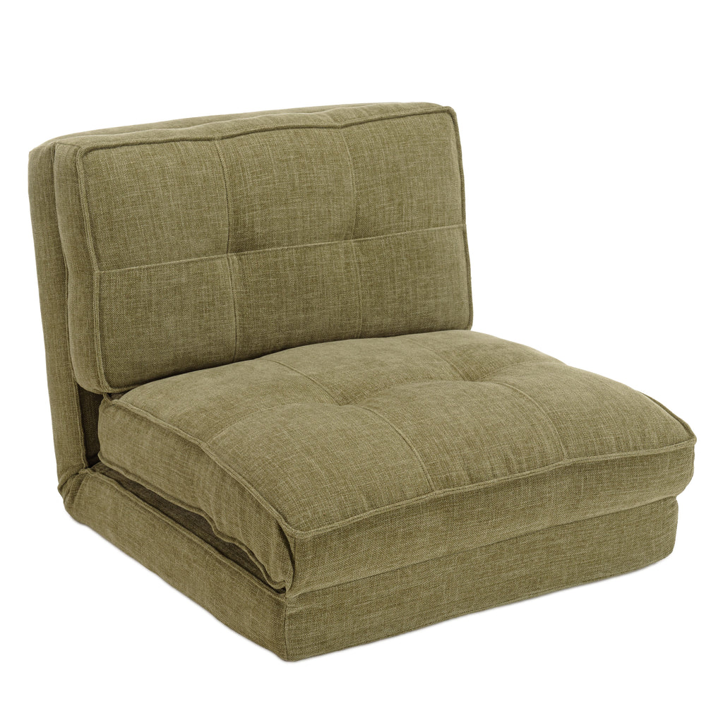 Angele - Footstool - Green