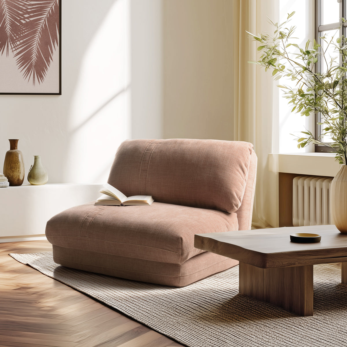 Angele - Pouf - Rosa