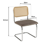 Lea - Set De 2 Sillas - Madera Clara