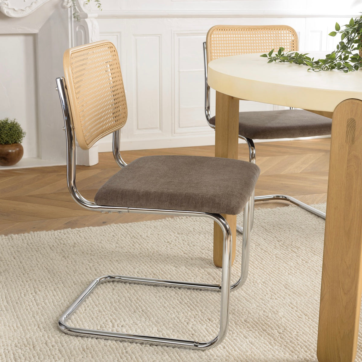 Lea - Set De 2 Sillas - Madera Clara