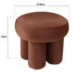 Leopold - Pouffe - Brown