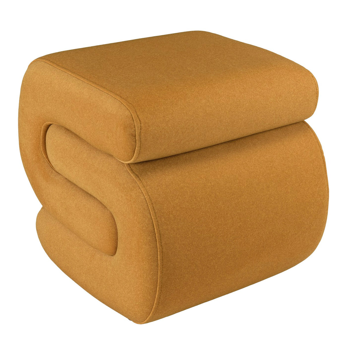 Leopold - Pouffe - Yellow
