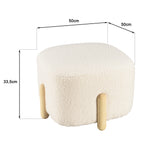 Leopold - Pouffe - Light Wood