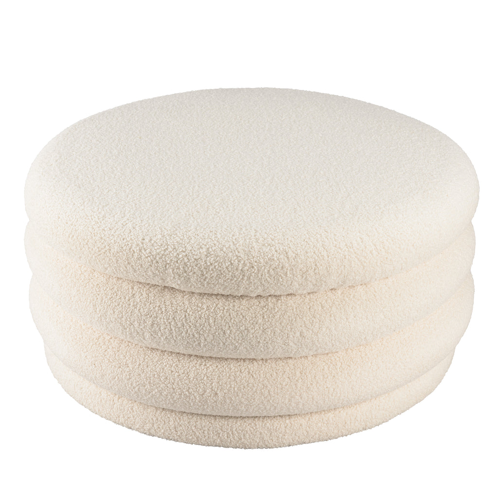 Leopold - Pouffe - Ecru